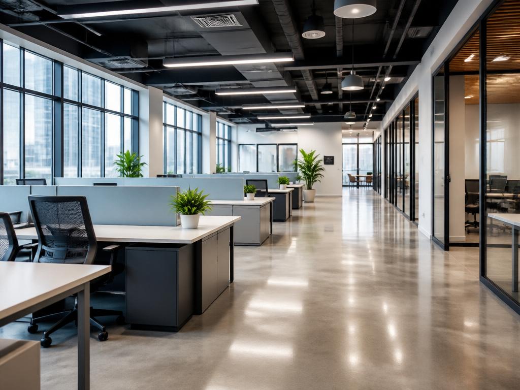 Office cleaning result before